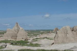Good Route Through Badlands to a Great Monument