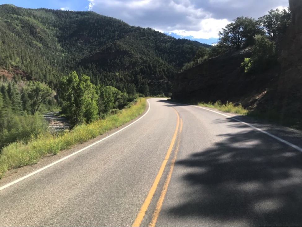 Along CO Route 145 - One of the best motorcycle ride's in Colorado