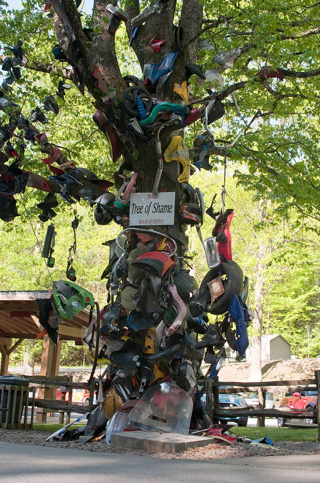 Dragon motorcycle ride "Tree of Shame" photo
