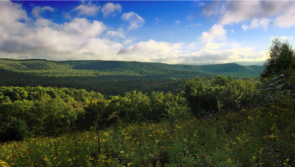 Gold mine motorcycle road in PA