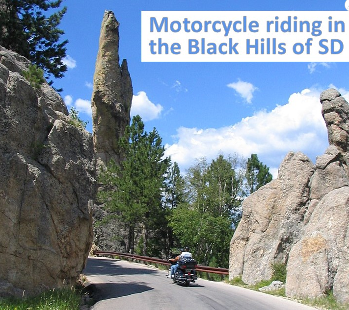 guide to motorcycle riding in the Black Hills of South Dakota