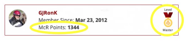 motorcycle rider points and rider levels